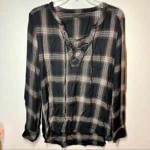 Sanctuary | Plaid top
